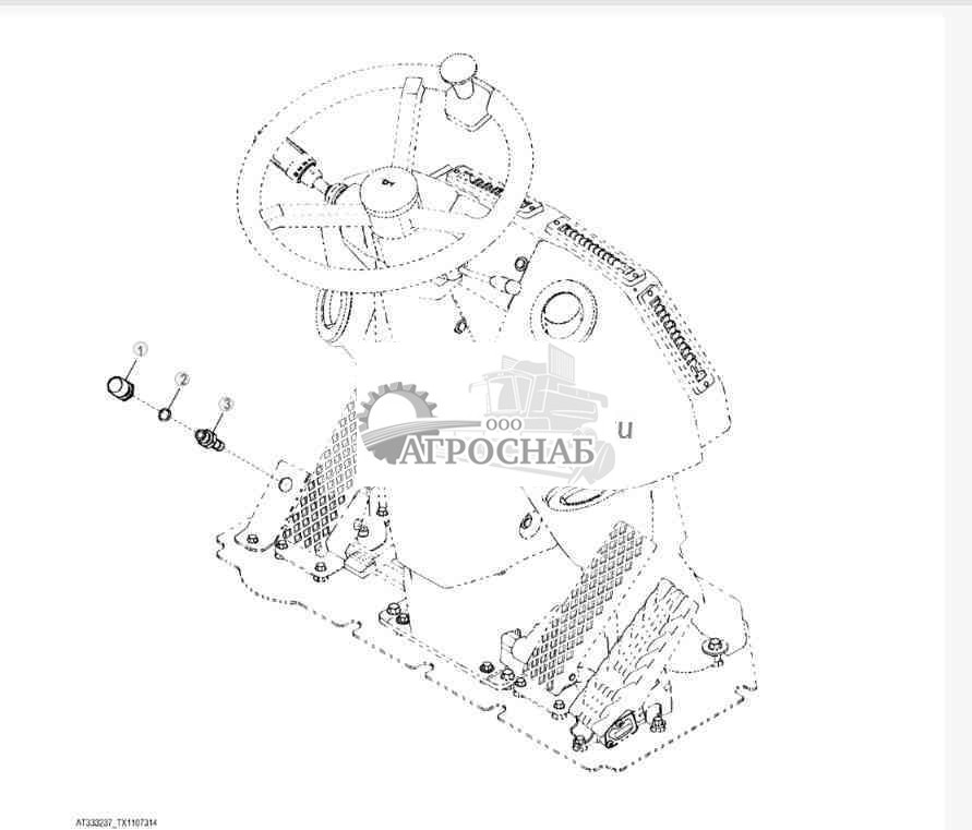 Переключатель блокировки дифференциала 